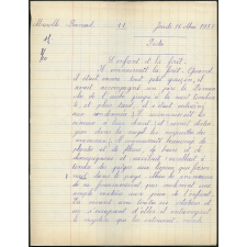 Certificat d'études 1957. Canton de Damville. Dictée-questions