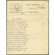 Version latine - Lycée Corneille, Rouen, classe de 6ième A2