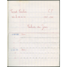 Cahier du jour