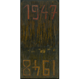 Pyrogravure - Élément de calendrier - Années