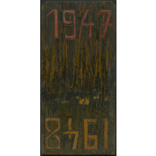 Pyrogravure - Élément de calendrier - Années