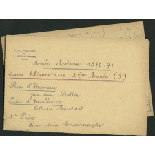 Palmarès de l'année scolaire 1970-1971 - Distribution des Prix