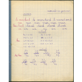 Cahier journalier