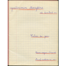 Cahier du jour
