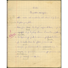 Cahier journalier