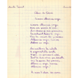 Cahier de poésie