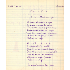 Cahier de poésie