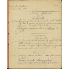 Cahier journalier