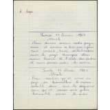 Cahier journalier
 
