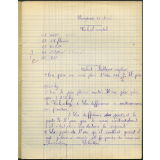 Cahier journalier