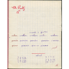 Cahier journalier