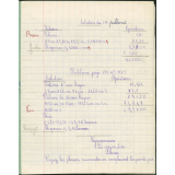 Cahier journalier