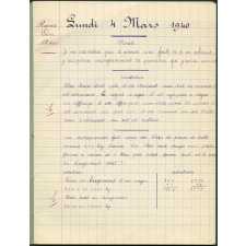 Cahier de roulement