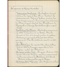 Cahier d'Histoire