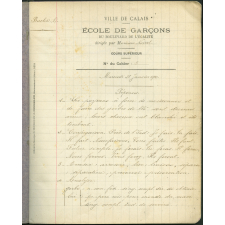 Cahier journalier
