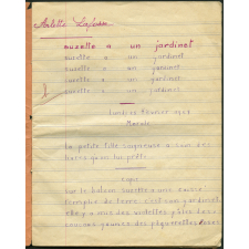 Cahier journalier