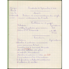 Cahier journalier