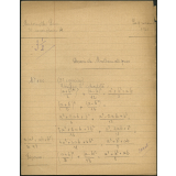 Devoir de mathématiques