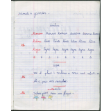 Cahier journalier