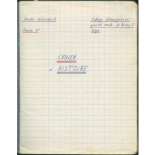 Cahier d'Histoire