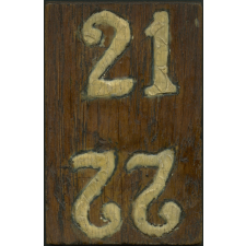 Pyrogravure - Élément de calendrier - 21 à 24