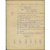 Cahier journalier