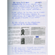 Cahier d'Histoire