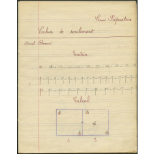 Cahier de roulement (n°1)