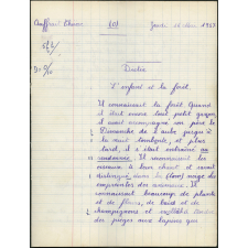 Certificat d'études 1957. Canton de Damville. Dictée-questions