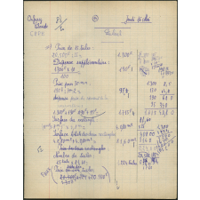 Certificat d'études 1957. Canton de Damville. Devoir de calcul