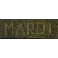 Pyrogravure - Élément de calendrier - Lundi mardi