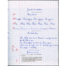 Cahier du jour (2)