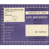 Carte post-scolaire de l'UFOLEP 