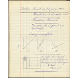 Cahier journalier - Année scolaire 1931-1932