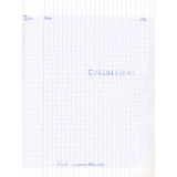 Cahier d' 