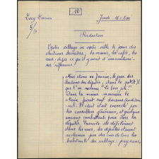 Certificat d'études 1957. Canton de Damville. Rédaction