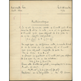 Devoir de mathématiques