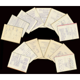 16 cahiers journaliers - Année scolaire 1931-1932