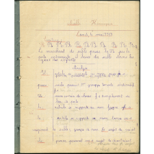 Cahier journalier