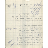 BEPC 1958. Collège de Damville. Rédaction