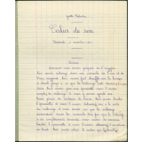 Cahier du soir