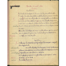 Cahier journalier