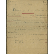 La Madeleine-de-Nonancourt - 14 juillet 1951 - Palmarès pour l'année scolaire 1950-1951