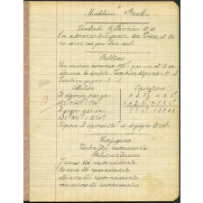 Cahier journalier