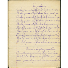 Cahier de devoirs