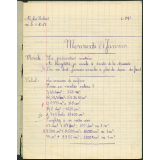 Cahier journalier