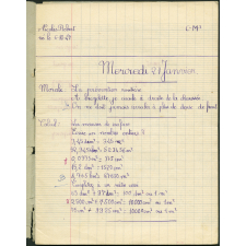 Cahier journalier
