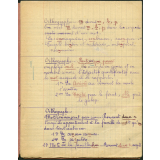Cahier journalier