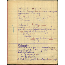 Cahier journalier