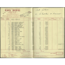 Prix 1966 - Bordereau de livraison de livres de prix
